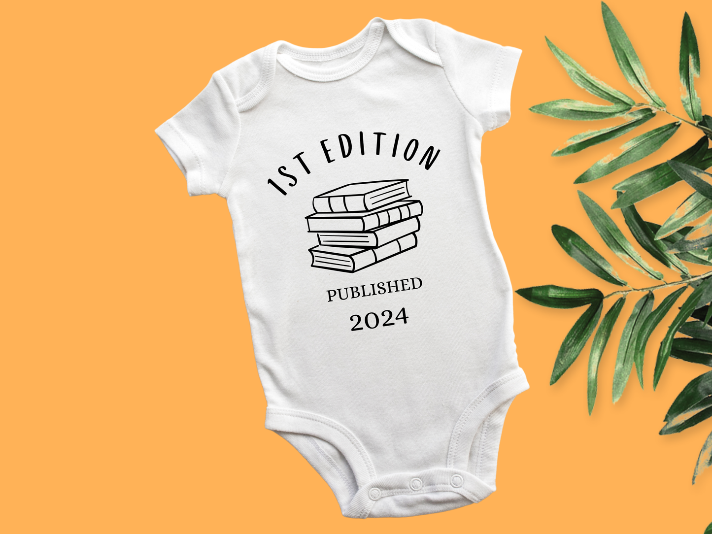 1st Edition Published Personalised Year Baby Vest
