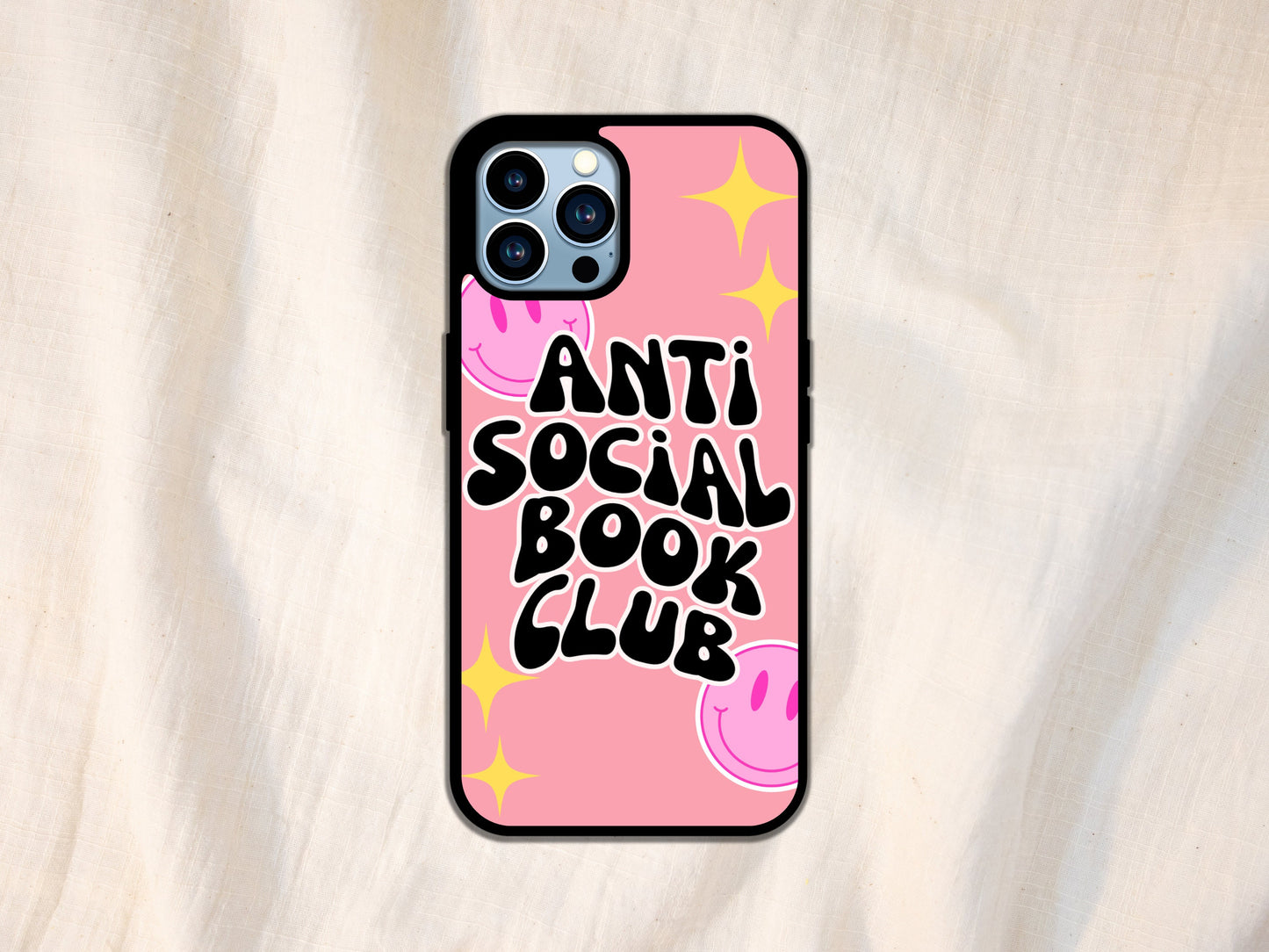 Anti Social Book Club Phone Case, Bookish Phone Case, Book Phone Case, Book Phone Cover, Bookish Gift, Book Gift, Book Lover Phone Case