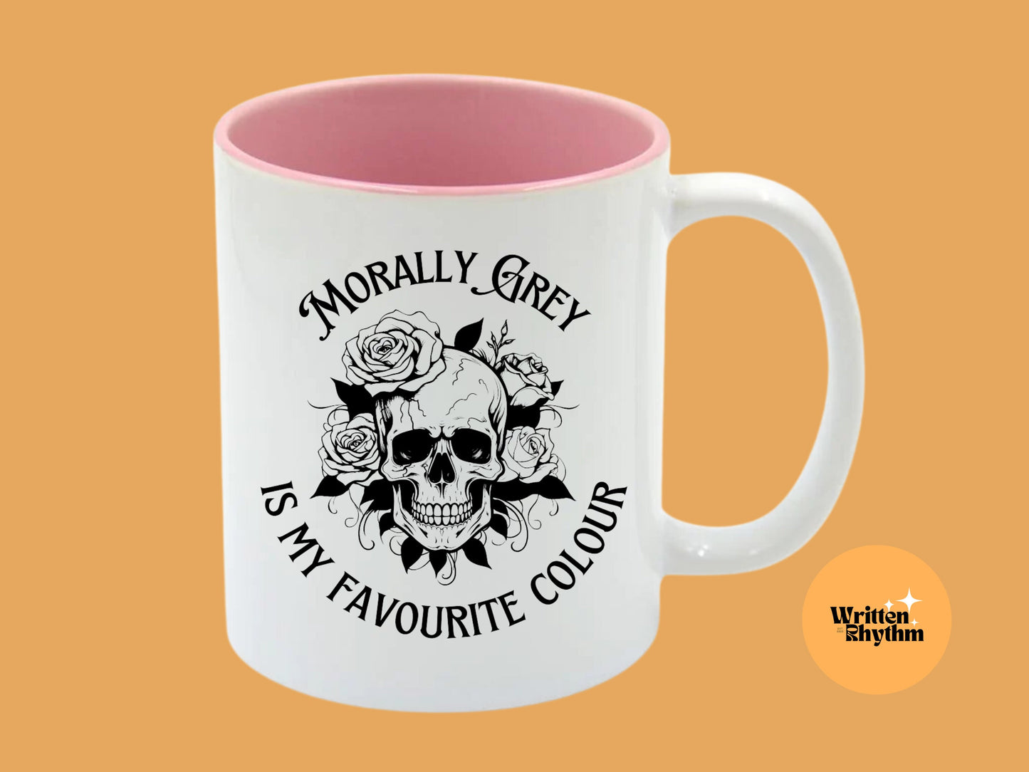 Morally Grey Is My Favourite Colour Mug, Morally Grey Book Club, Bookish Mug, Book Mug, Bookish Gifts, Dark Romance Reader, Smut Reader Mug