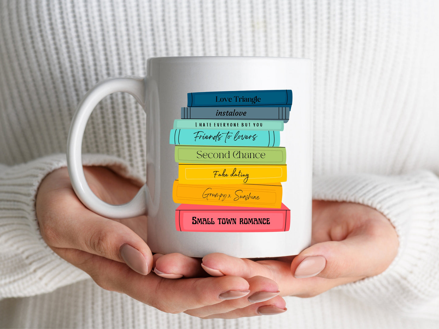 Romance Tropes Mug, Romance Tropes Gift, Bookish Mugs, Reader Gifts, Bookworm Gift, Book Lover Mug, Bookish Gifts, Girly Bookish Mug