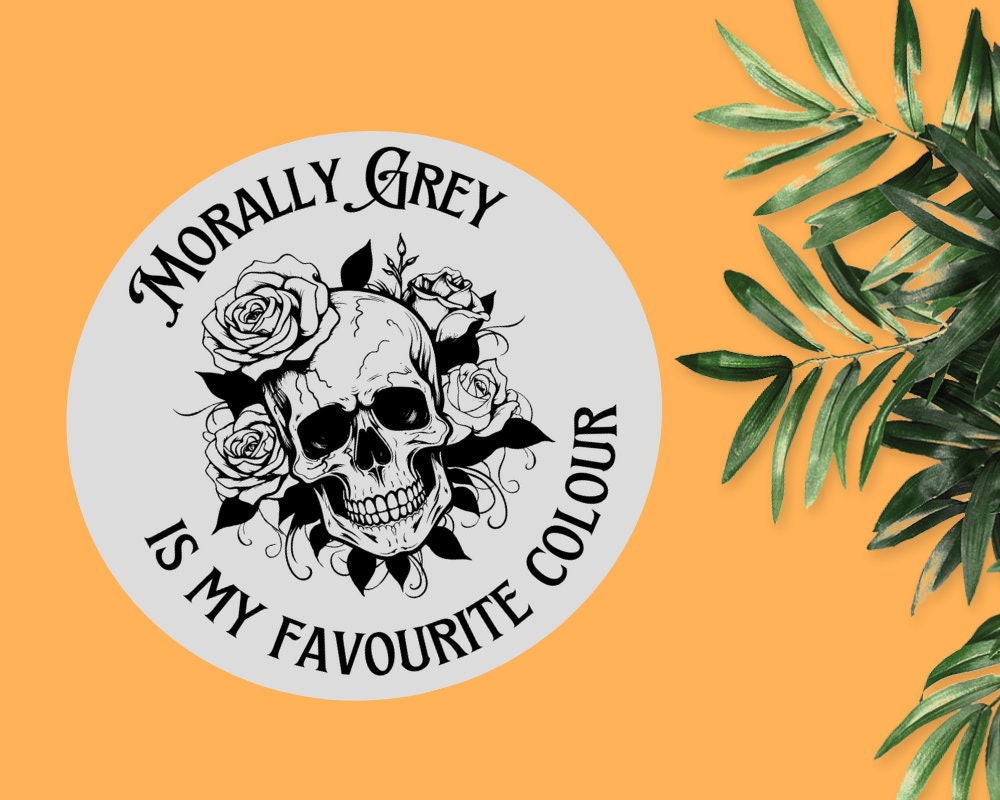 Morally Grey Is My Favourite Colour, Morally Grey Book Club, Bookish Mouse Pad, Literacy Mousemat, Bookish Home Office Decor, Bookish Gift