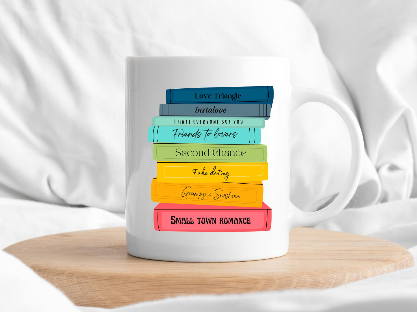 Romance Tropes Mug, Romance Tropes Gift, Bookish Mugs, Reader Gifts, Bookworm Gift, Book Lover Mug, Bookish Gifts, Girly Bookish Mug