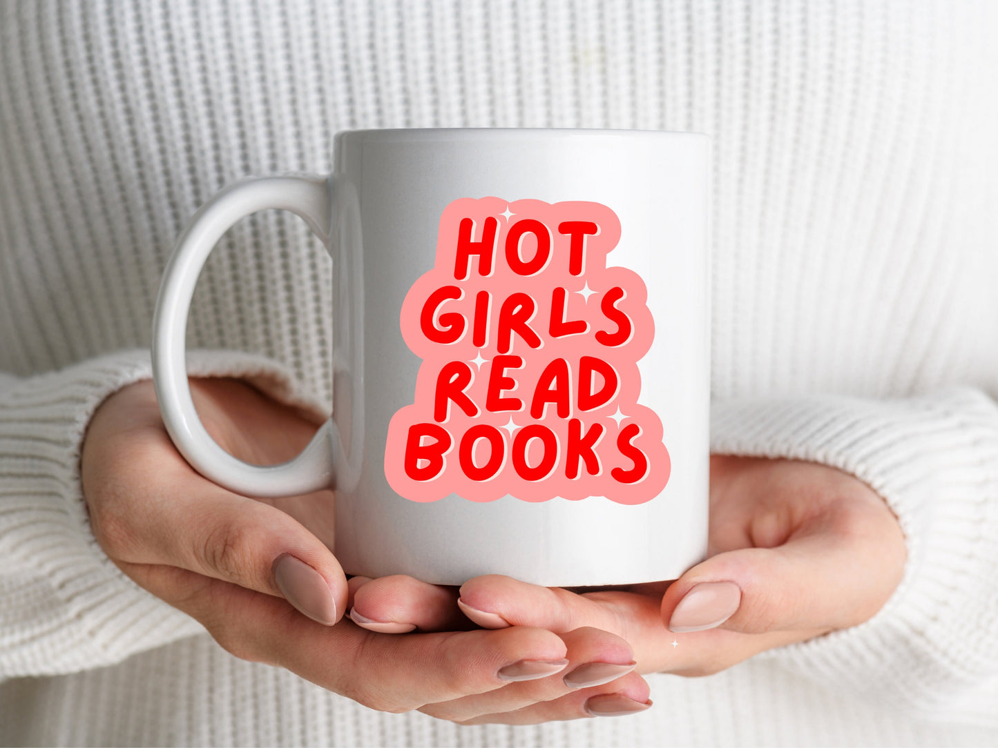 Hot Girls Read Books Mug, Hot Girls Read Books, Hot Girls Read Mug Gift, Bookish Mug, Book Mug, Book Mug Gift, Book Club Gift, Bookish Gift