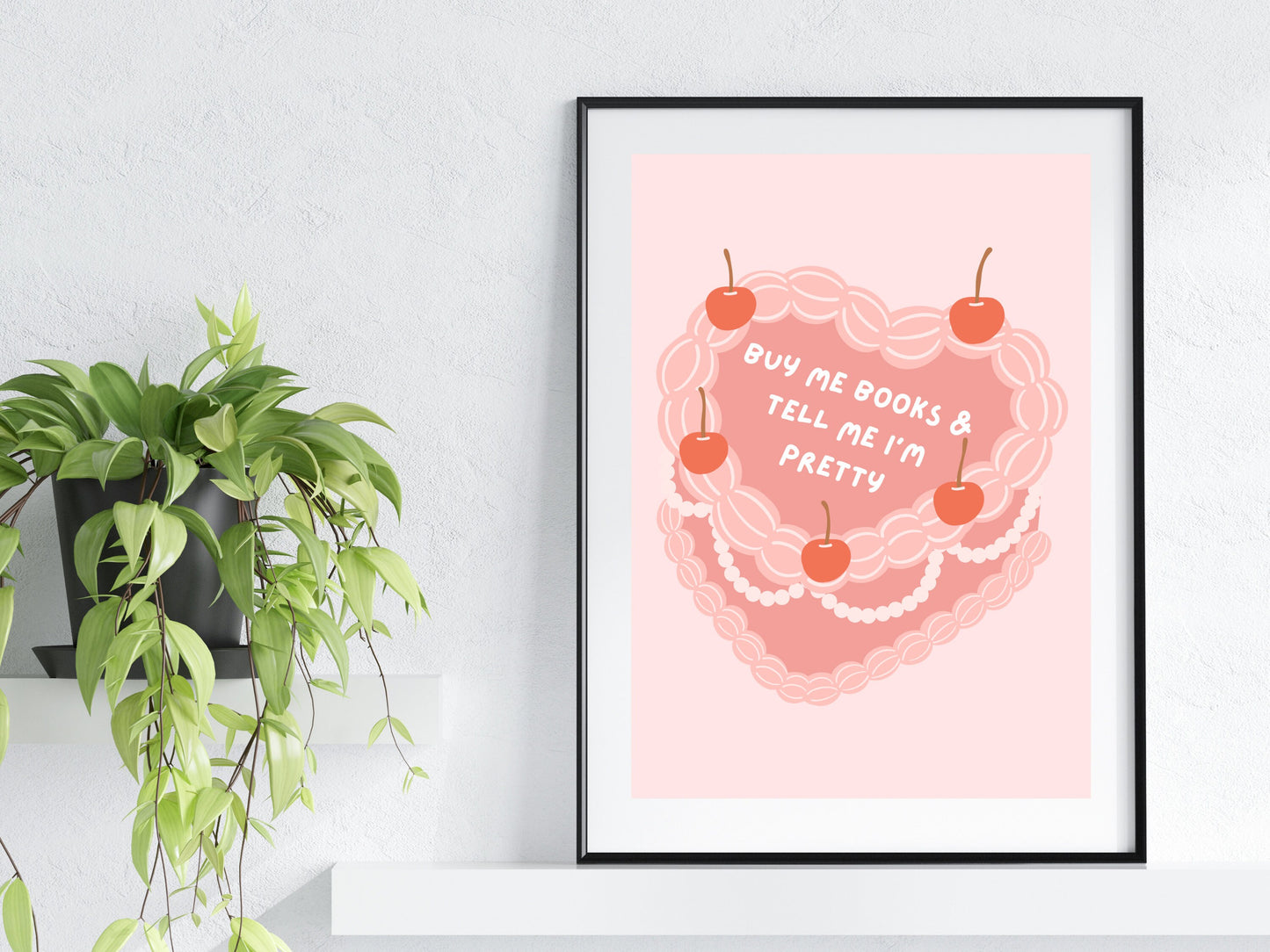 Buy Me Books Print, Bookish Prints, Bookish Wall Art Print, Home Decor Reader Wall Art, Bookish Quote Poster, Bookish Home Decor, Book Gift