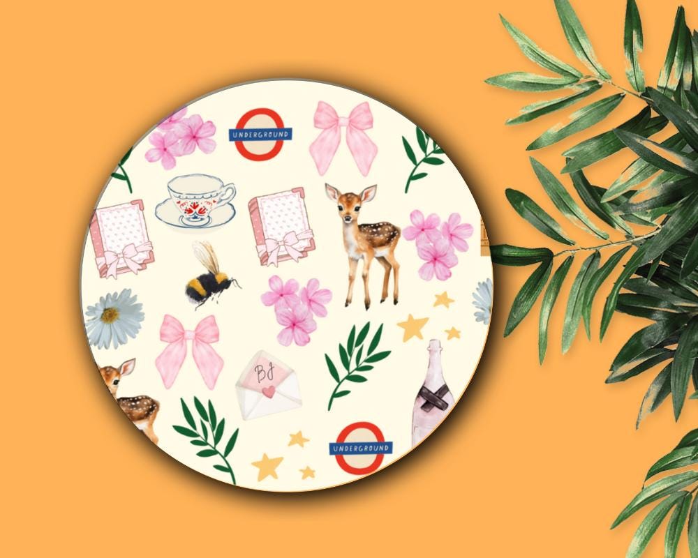 Magnolia Parks Mouse Mat Pad, Magnolia Parks Mouse Pad, Magnolia Parks Gift, Daisy Haites, Bookish Mousepad, Books Mouse Pad Office Decor