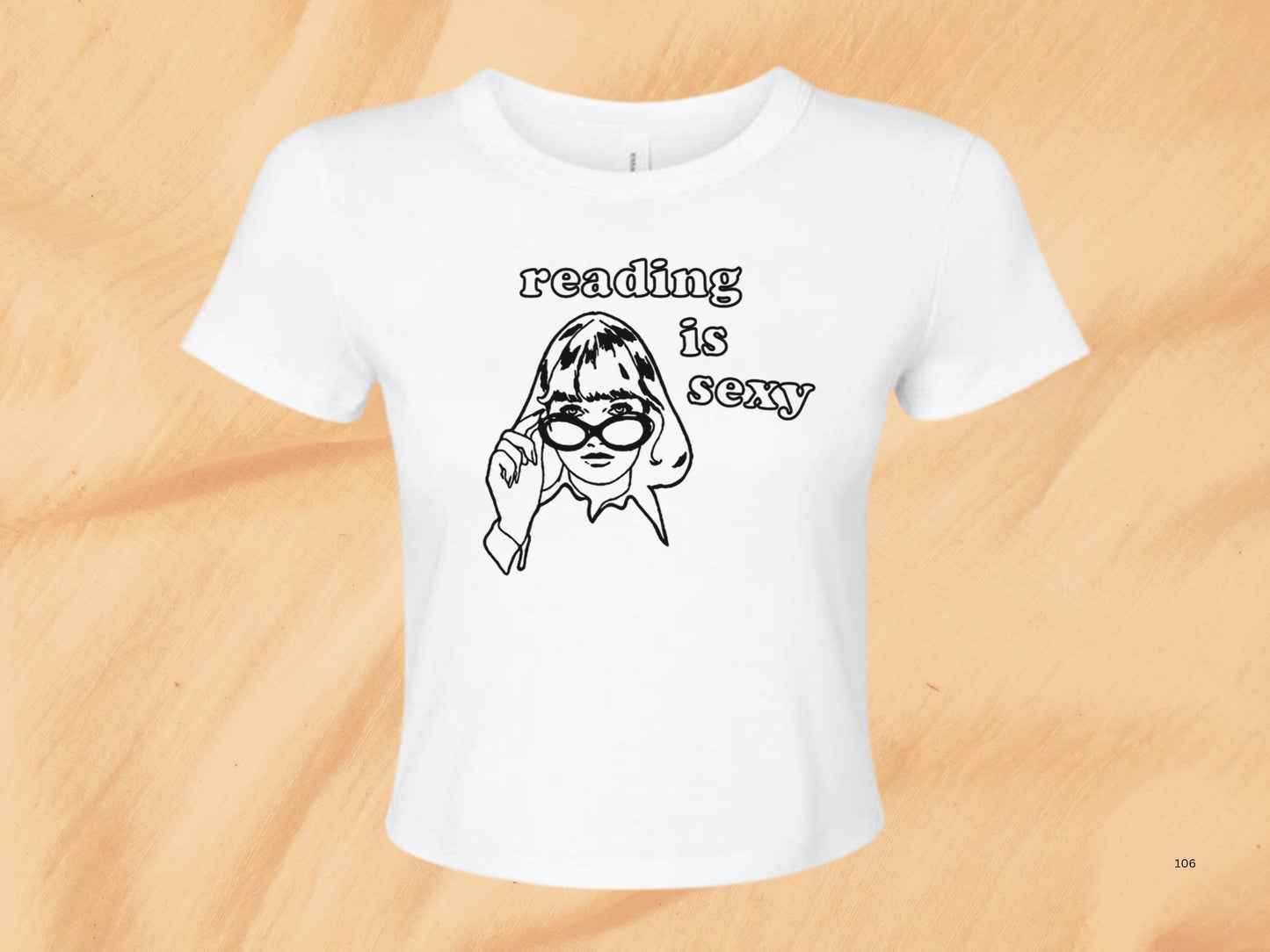 Reading Is Sexy Baby Tee, Cute Y2K Graphic Top, Book Lover Shirt, Trendy Fitted Shirt, Book Lover Aesthetic, Funny Slogan Top, Bookish Tee