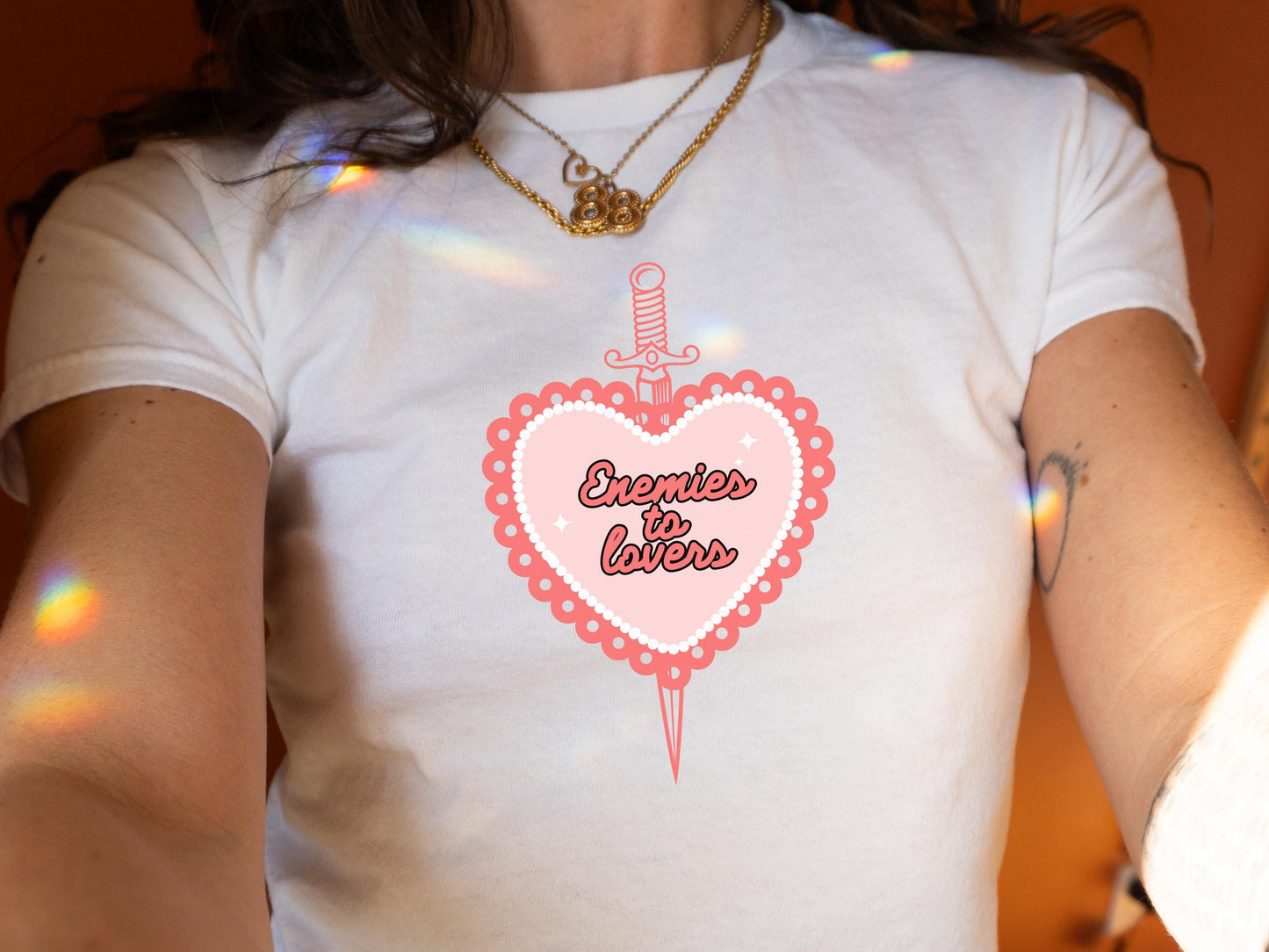 Enemies To Lovers Trope Baby Tee, Enemies To Lovers Book Trope Shirt, Enemies To Lovers Shirt, Enemies To Lovers Bookish Merch, Book Trope