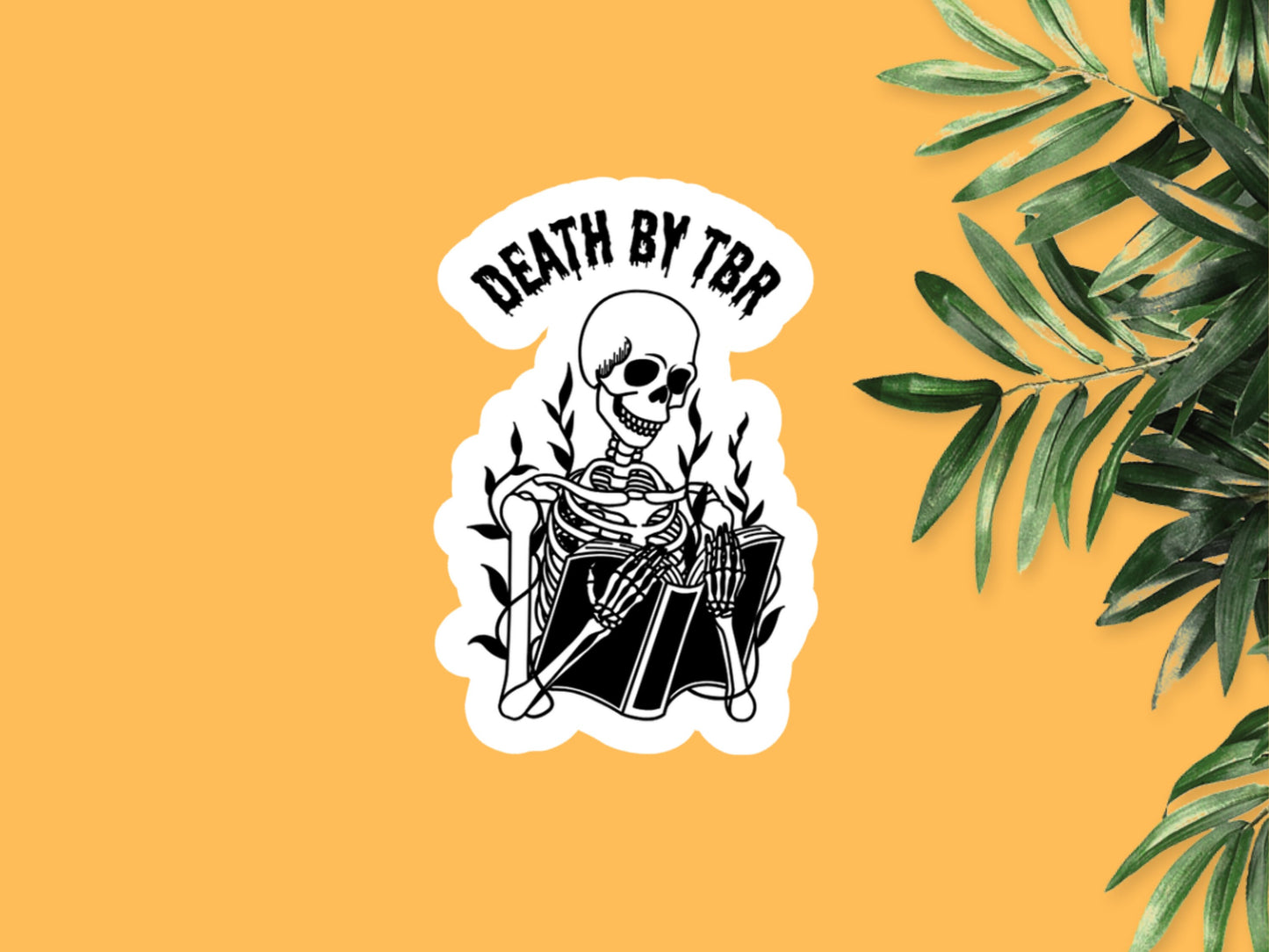 Death by TBR Sticker