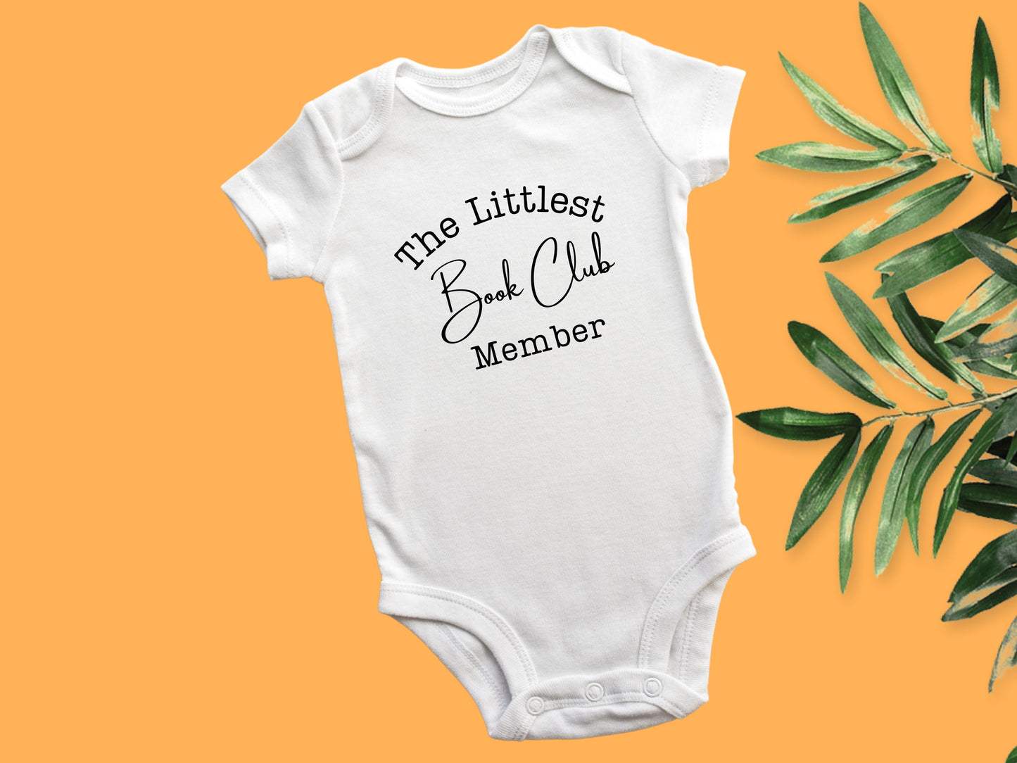 Littlest Bookclub Member Baby Vest