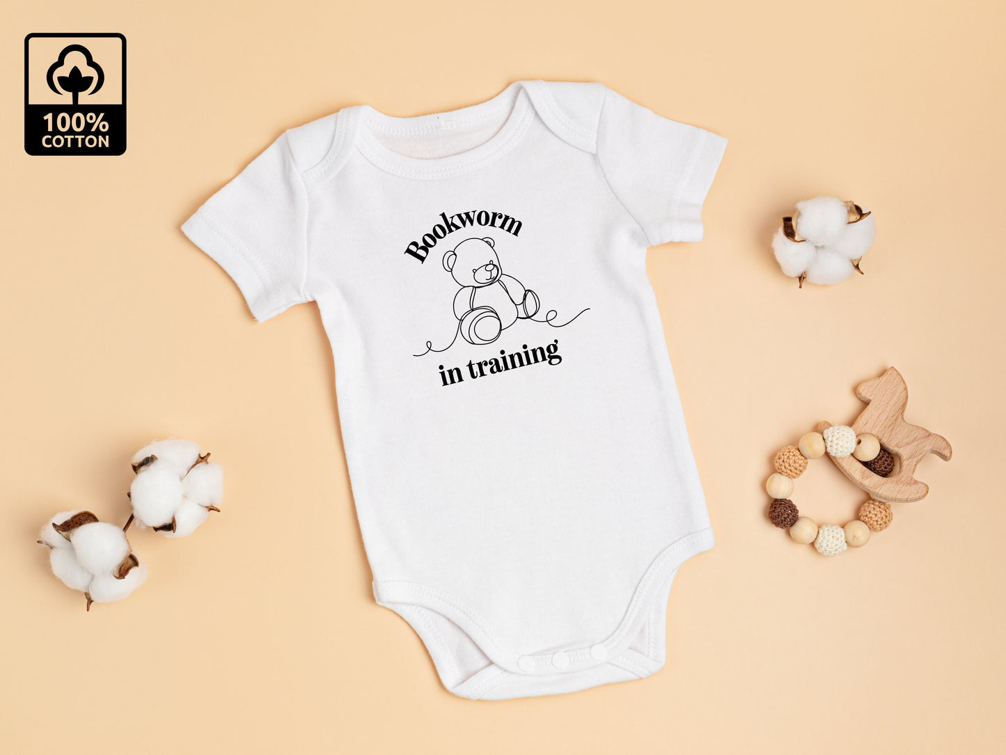 Bookworm In Training Baby Vest