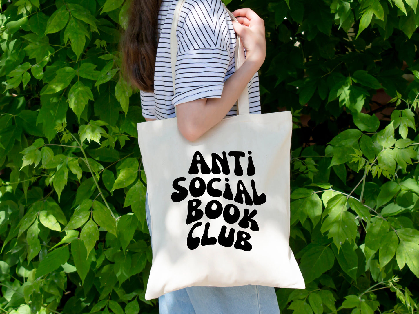 Anti Social Book Club Tote Bag