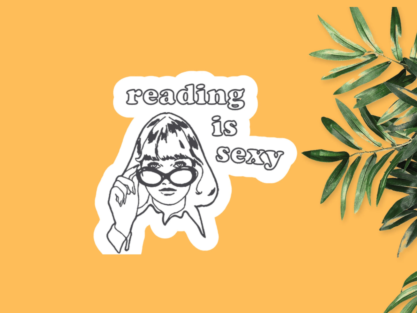 Reading Is Sexy Gilmore Inspired Book Sticker