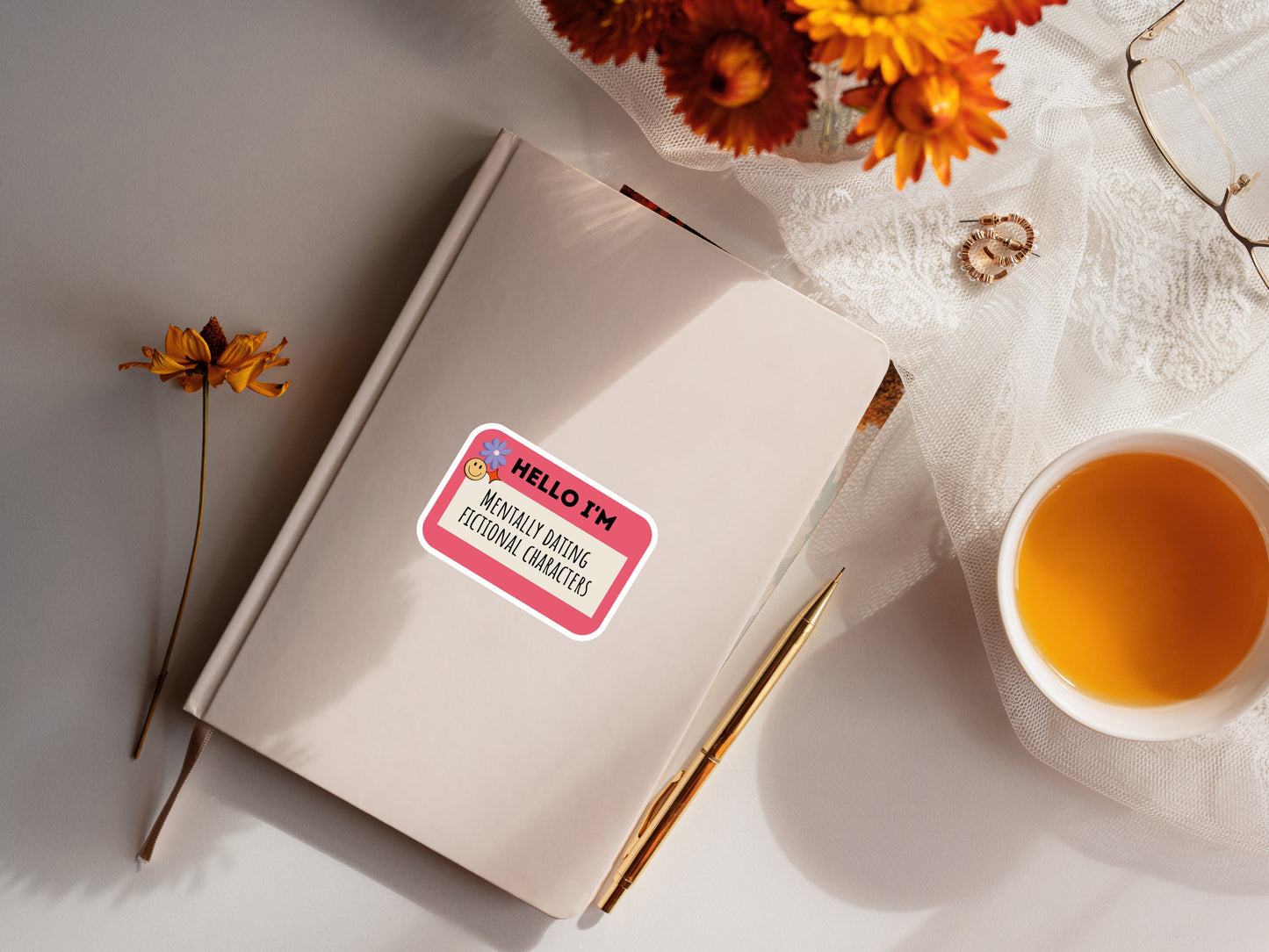 Mentally Dating Fictional Characters Sticker