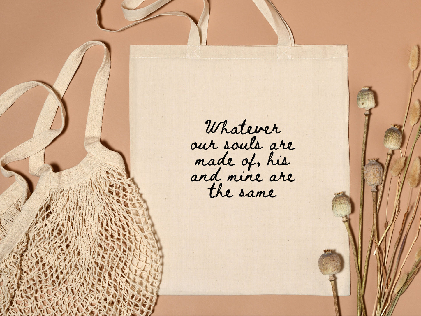 His And Mine Are The Same Wuthering Heights Tote Bag