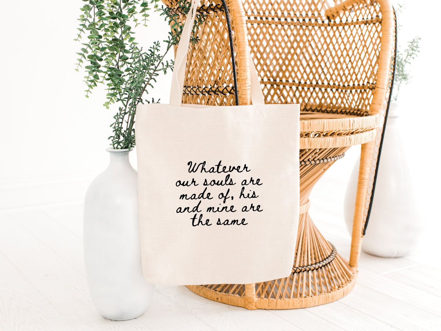 His And Mine Are The Same Wuthering Heights Tote Bag