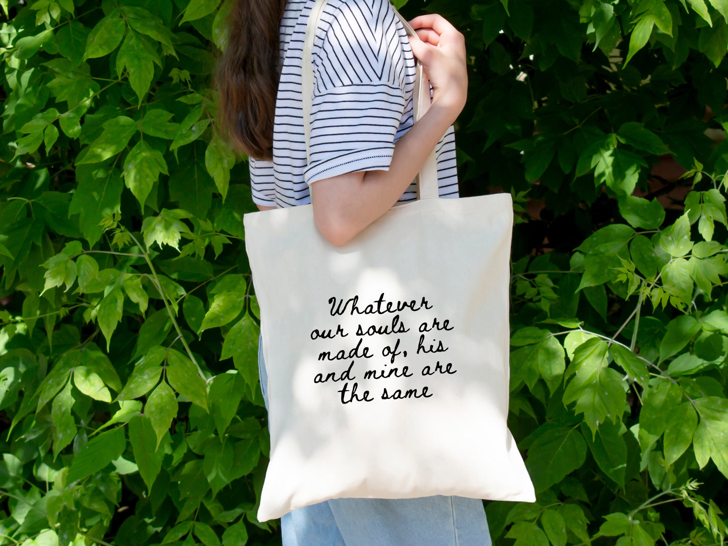 His And Mine Are The Same Wuthering Heights Tote Bag