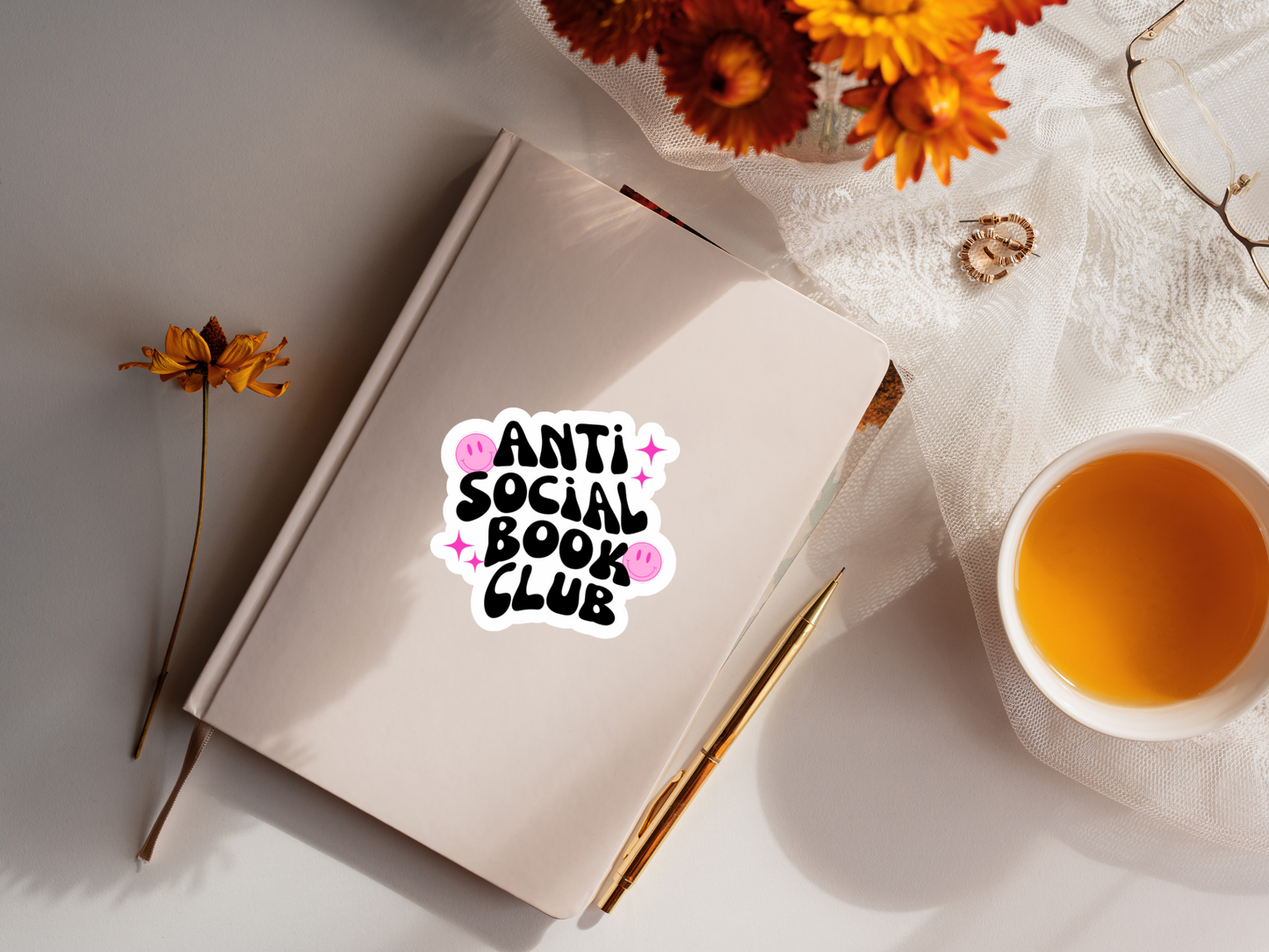 Anti Social Book Club Sticker