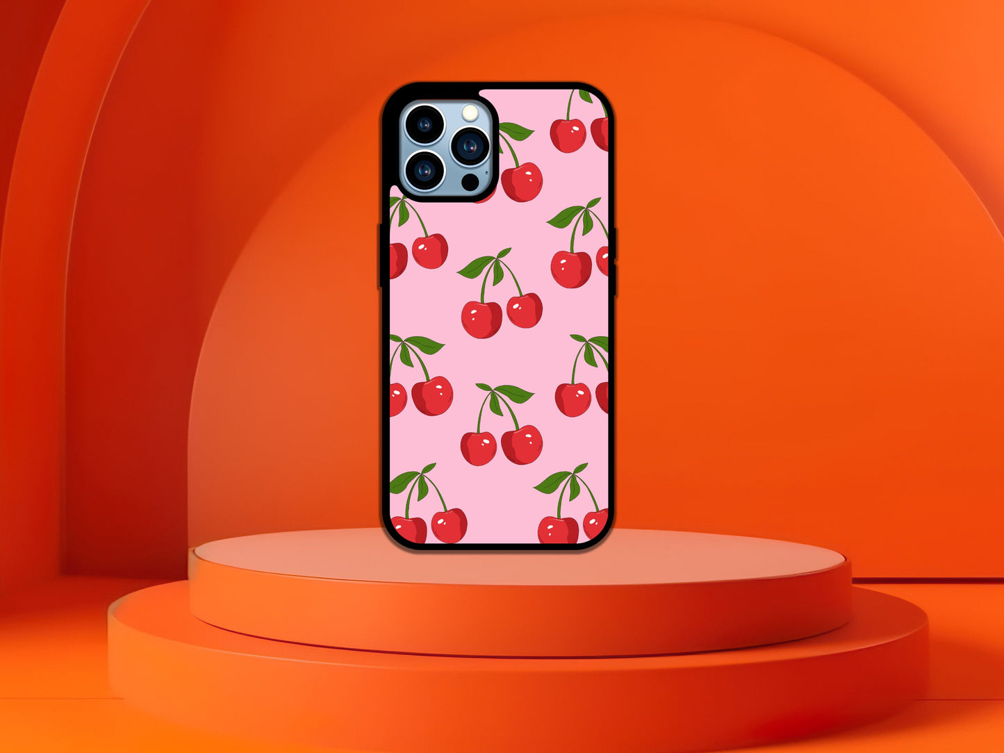 Cherry Phone Case, Cherry Print Phone Case, Red Cherry Phone Case, Cherry Phone Cover, Cute Phone Case, Girly Phone Cases, Pink Cherries