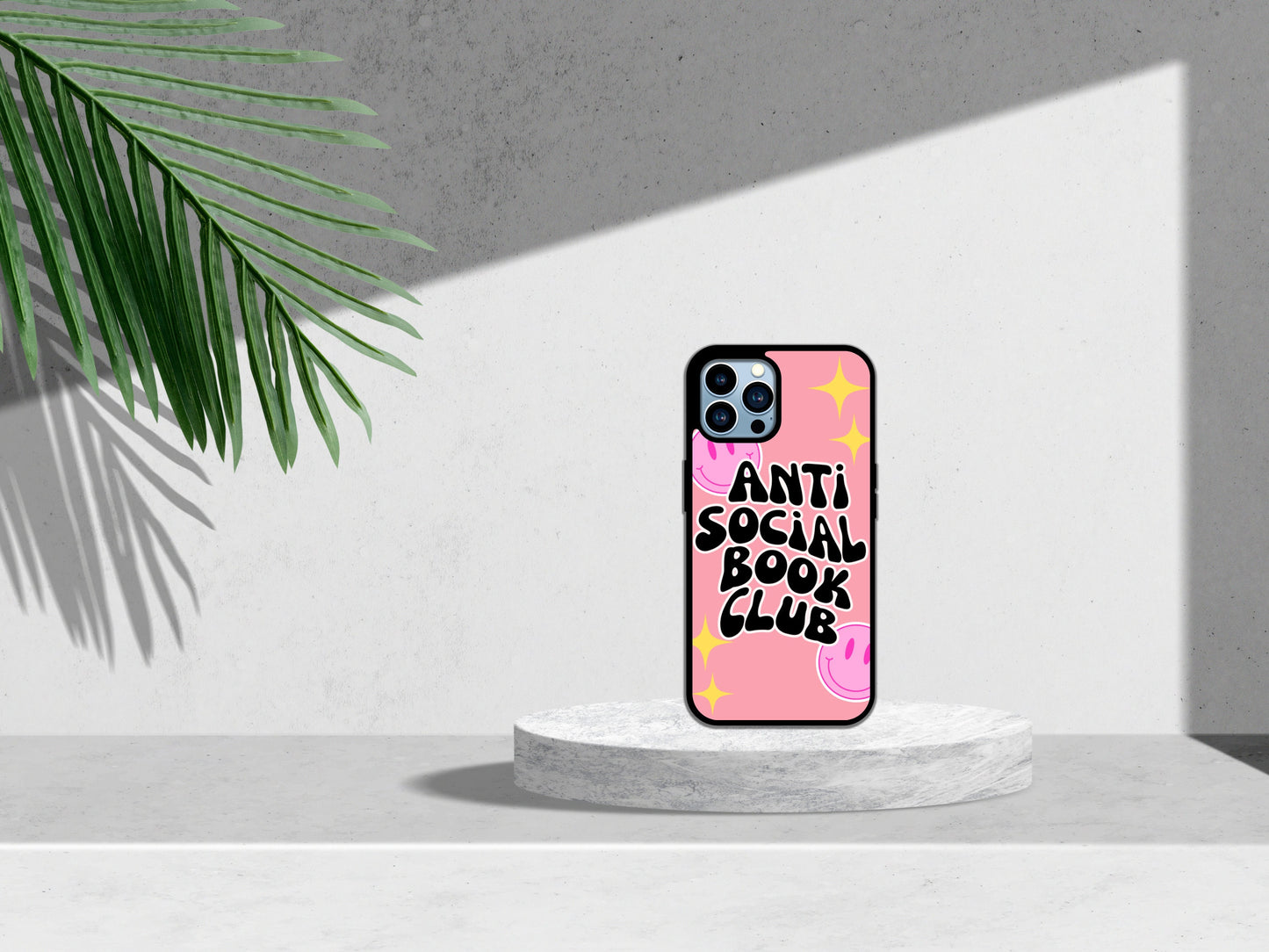 Anti Social Book Club Phone Case, Bookish Phone Case, Book Phone Case, Book Phone Cover, Bookish Gift, Book Gift, Book Lover Phone Case