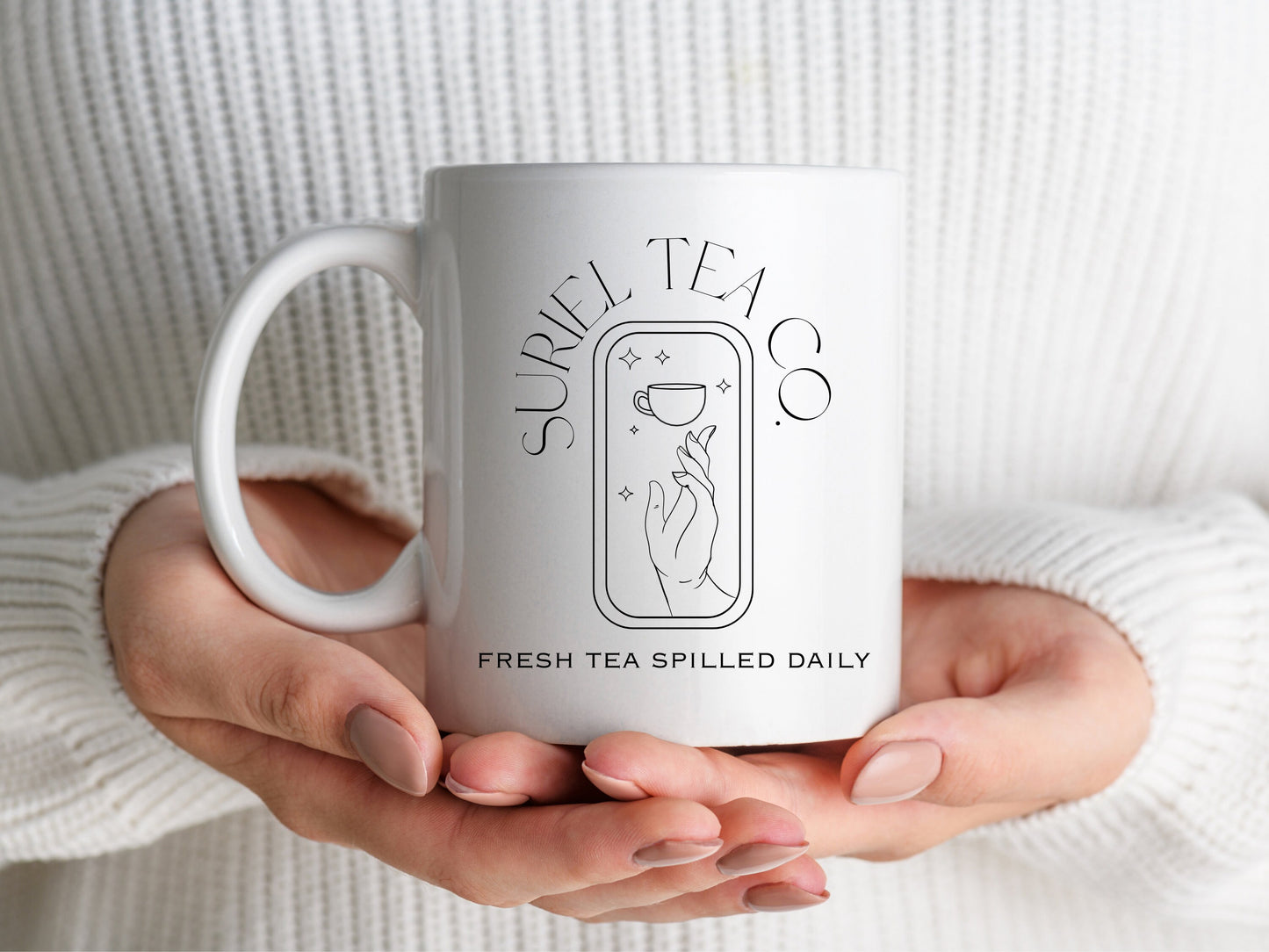 Suriel Tea Co Mug, ACOTAR Tea Or Coffee Mug, A Court Of Thorns And Roses, Bookish Mug, Bookish Merch, Bookish Gifts, Book Lover Gift, ACOTAR