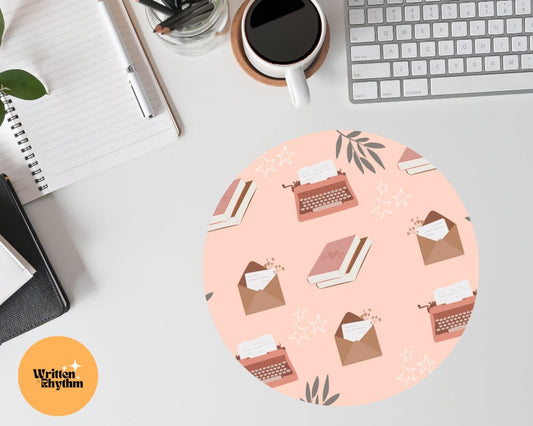 Bookish Mouse Pad, Books Mouse Pad, Bookish Mousemat, Laptop Mouse Pad, Home Office Decor, Bookish Gifts, Book Lovers Gift, Desk Accessories