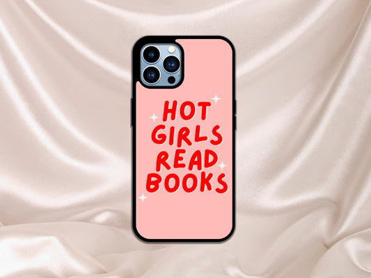 Hot Girls Read Books Phone Case, Hot Girls Read, Bookish Phone Case, Phone Case For iPhone 15 Pro Max, 14 Plus, 13, 12, 11, XR, Bookish Gift