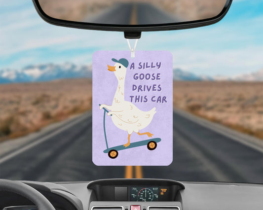 Silly Goose Car Air Freshener, Silly Goose Funny Car Air Freshener, Silly Goose Driver Gift, Funny Novelty Car Gift, Cute Car Accessories