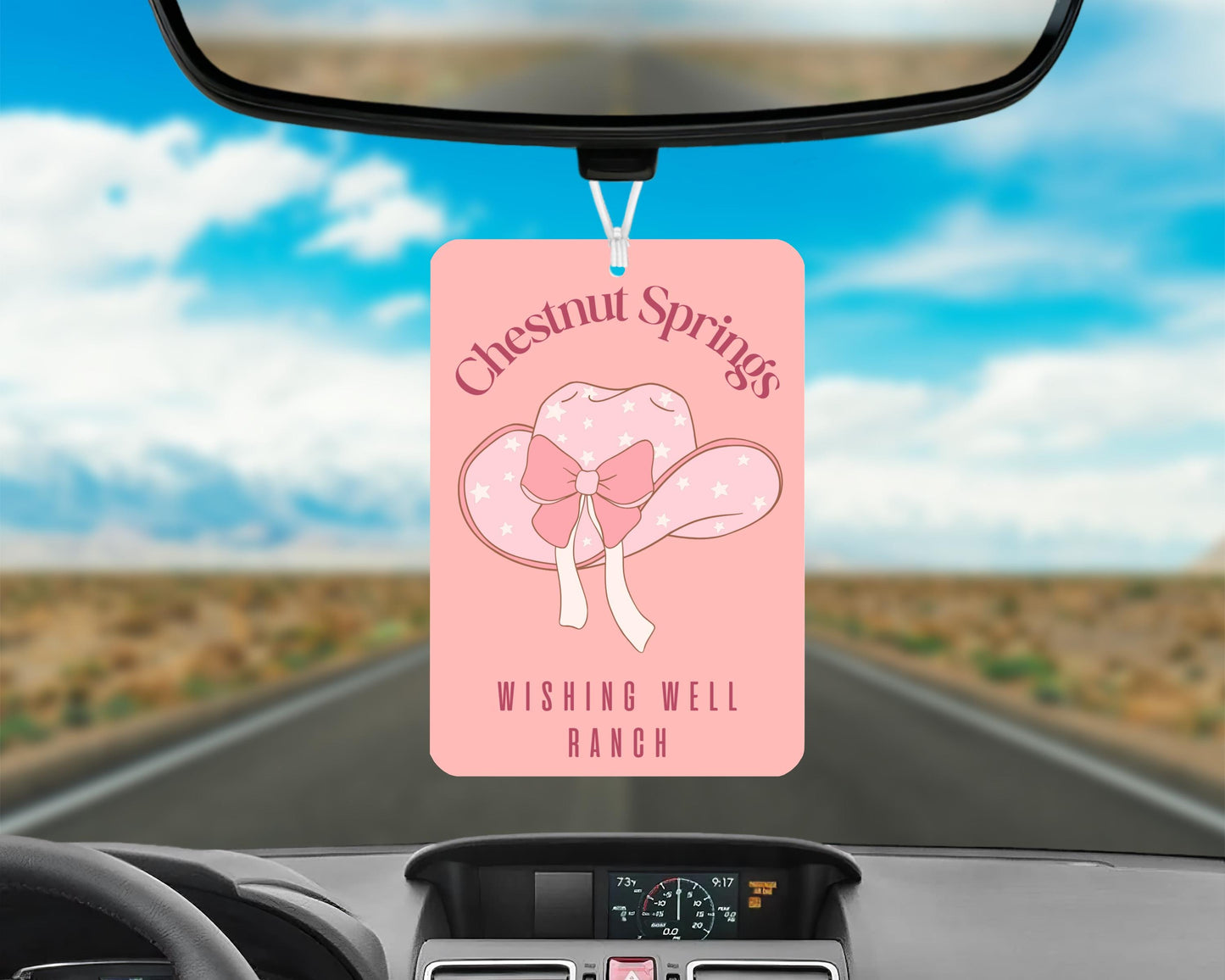 Chestnut Springs Car Air Fresheners, Chestnut Springs Series Gift, Elsie Silver Cute Car Gift, Cowboy Romance Era, Bookish Car Air Freshener