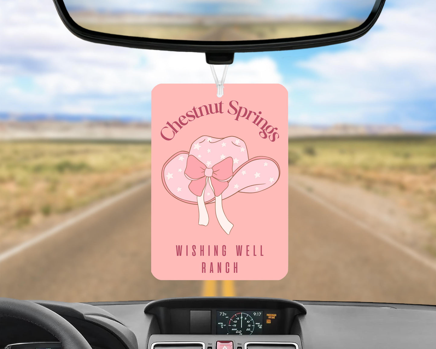 Chestnut Springs Car Air Fresheners, Chestnut Springs Series Gift, Elsie Silver Cute Car Gift, Cowboy Romance Era, Bookish Car Air Freshener