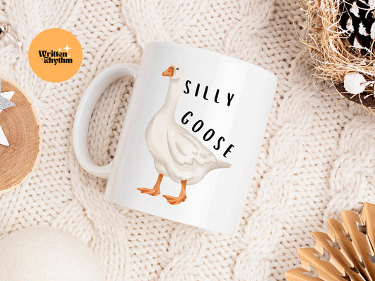 Silly Goose Mug, Silly Goose Gift, Funny Mug Gift, Funny Office Mug Gift For Colleagues, Funny Birthday Gift Mug, Humour Gift For Colleagues