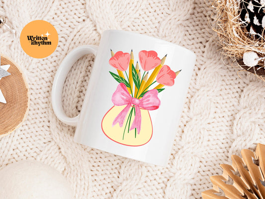 Mail You’ve Got Mug, Bookish New York Flowers Coffee Mug, Shop Around The Corner Mug, Kathleen Kelly, Joe Fox Books Mug, Nora Ephron Movie