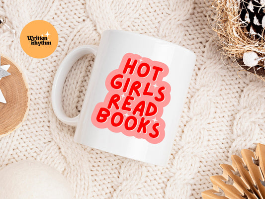 Hot Girls Read Books Mug, Hot Girls Read Books, Hot Girls Read Mug Gift, Bookish Mug, Book Mug, Book Mug Gift, Book Club Gift, Bookish Gift