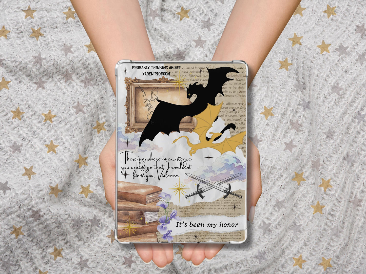 Empyrean Series Kindle Insert, Onyx Storm Kindle Insert, Bookish Kindle Cover Aesthetic, Iron Flame Kindle Insert, Clear Case Kindle Insert