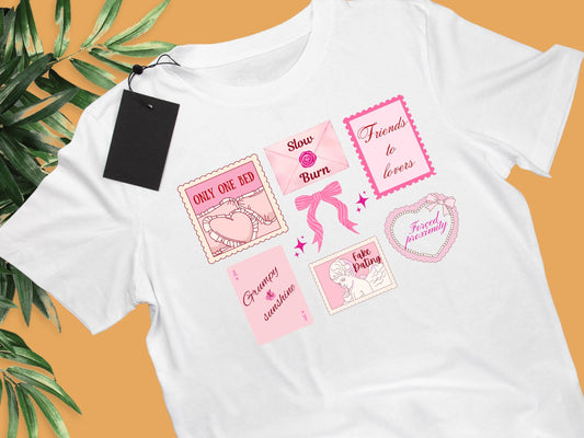 Romance Book Tropes T-Shirt: Bookish Smut Lover Organic Cotton Tee