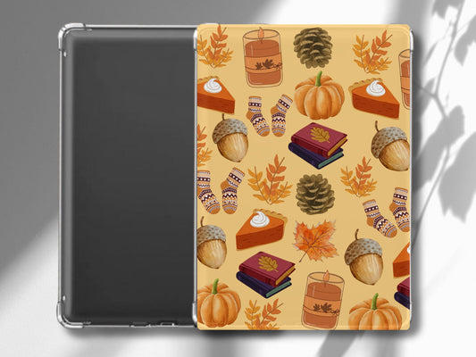Autumn Kindle Insert: Bookish Fall Decor, Linen Cardstock