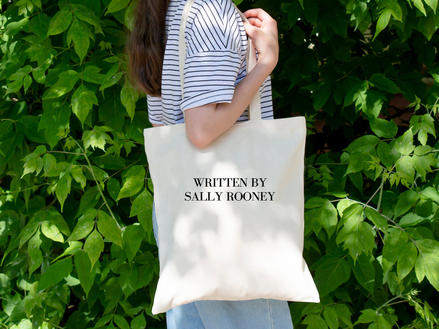 Written by Sally Rooney, Taylor Jenkins Reid or Jessa Hastings Customisable Author Tote Bag