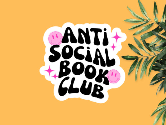 Anti Social Book Club Sticker