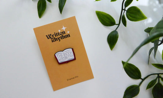 The Book Was Better Enamel Pin