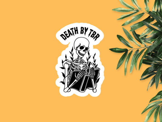 Death by TBR Sticker