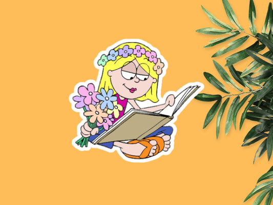Lizzie McGuire Retro Reading Sticker