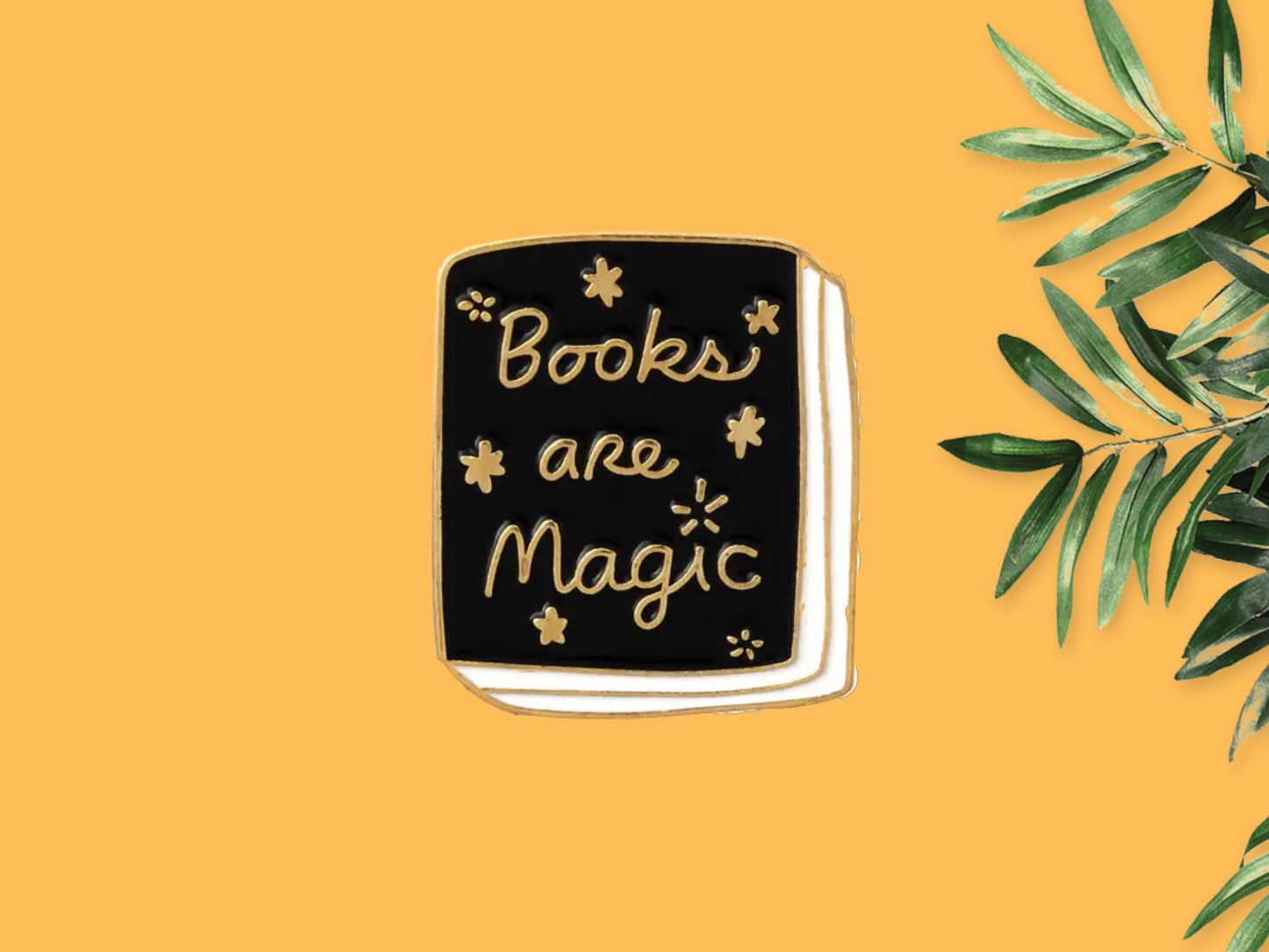 Books Are Magic Enamel Pin