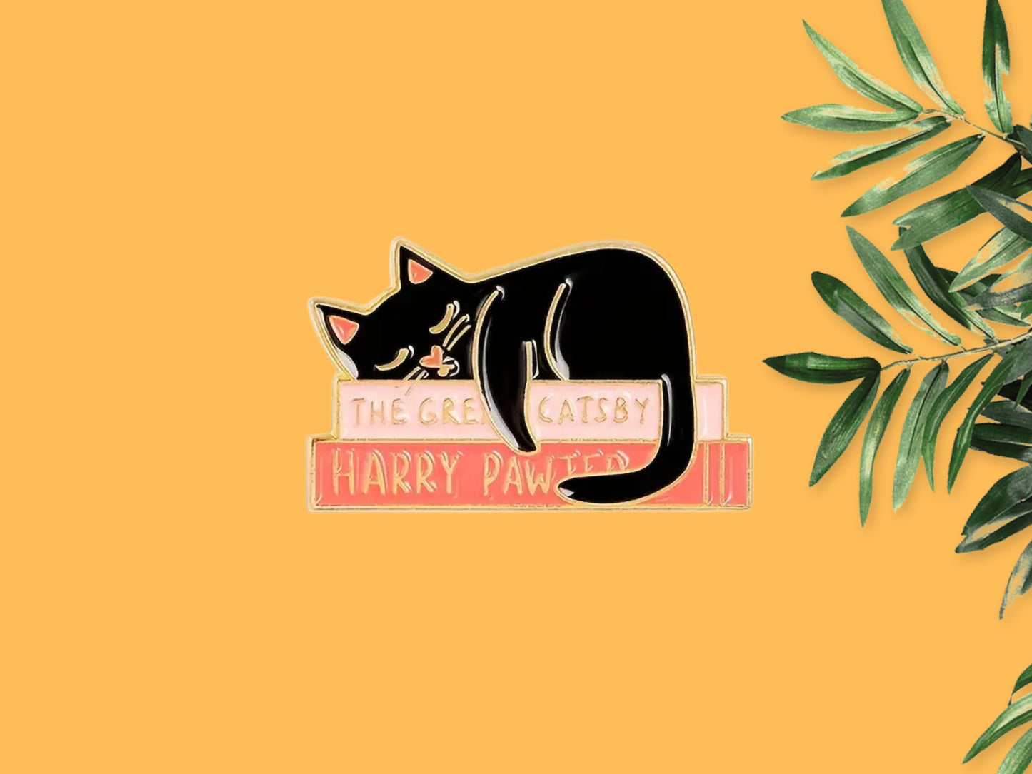 The Great Catsby Harry Pawter Enamel Pin