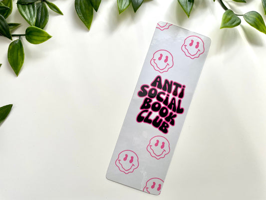 Anti Social Book Club Bookmark